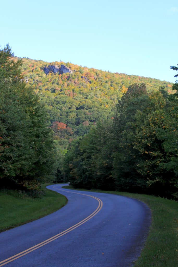 Fall drive on the Blue Ridge Parkway
