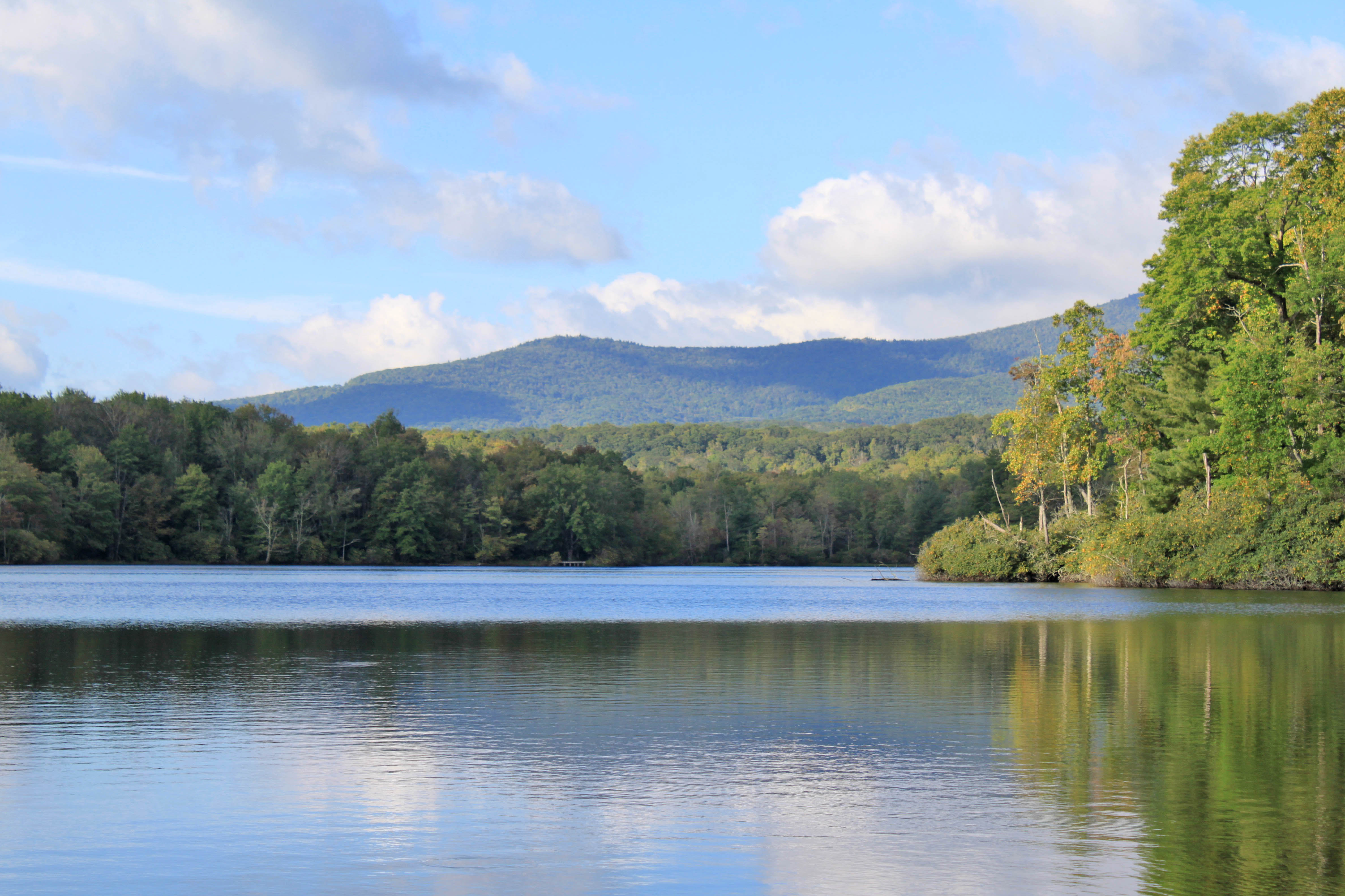 Price Lake on the Blue Ridge Parkway