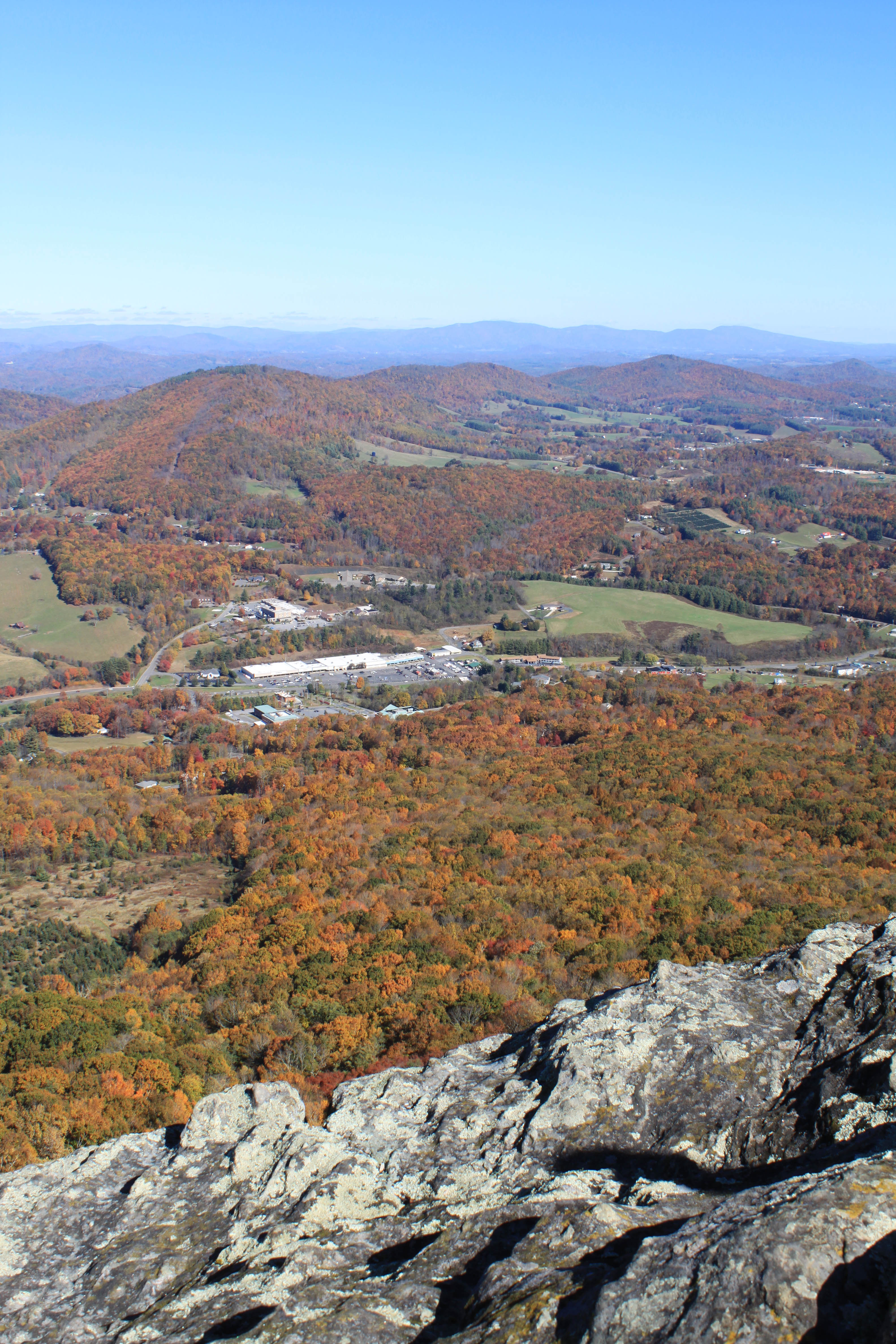 view of Ashe county fall