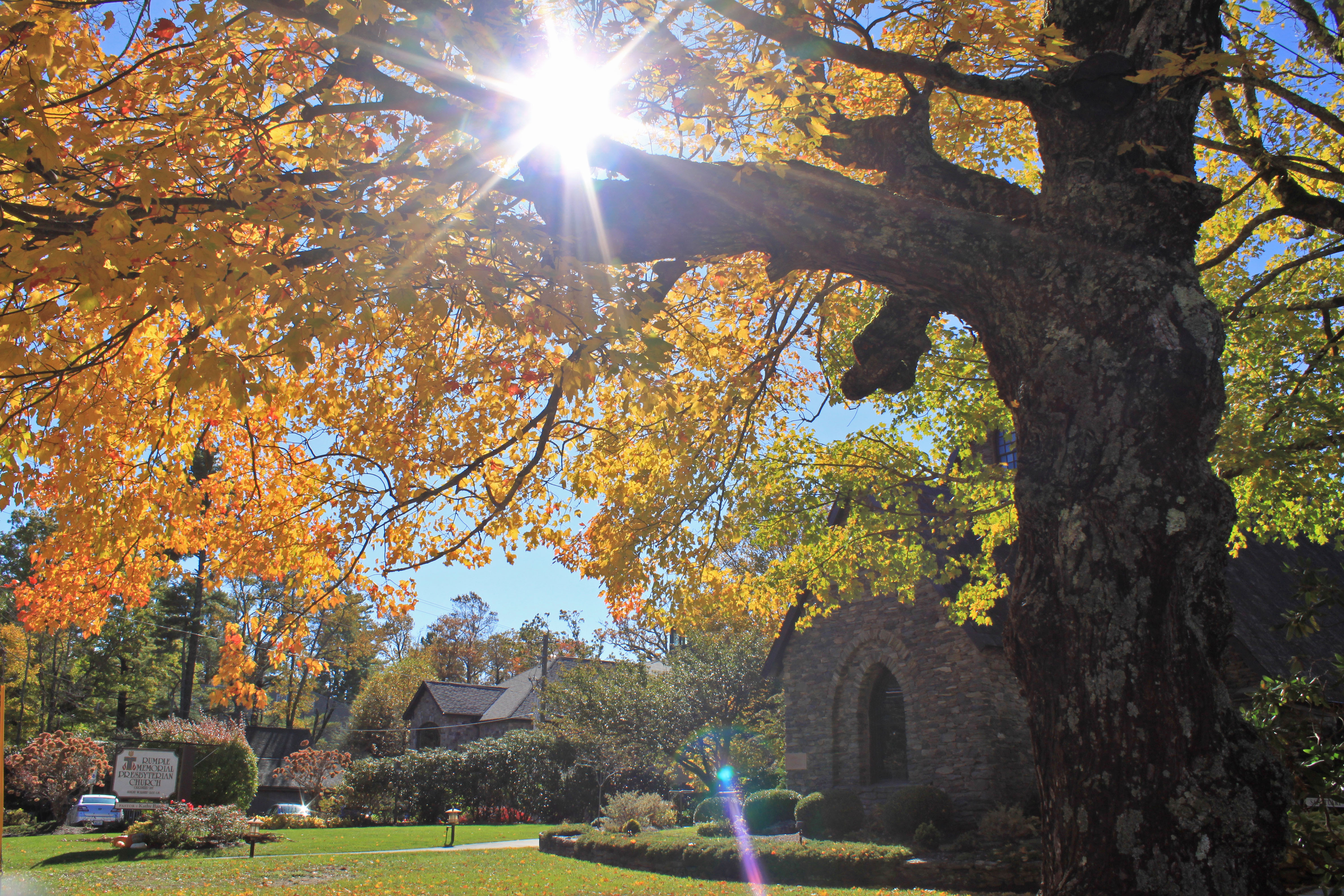 fall on Main Street in Blowing Rock