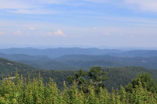 View from Yadkin Valley Overlook