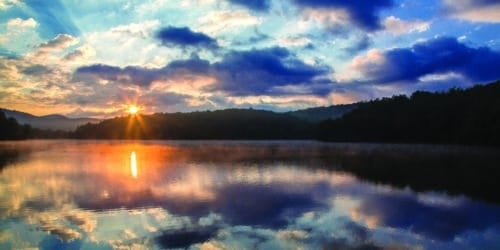 Price Lake at Julian Price Park on the Blue Ridge Parkway