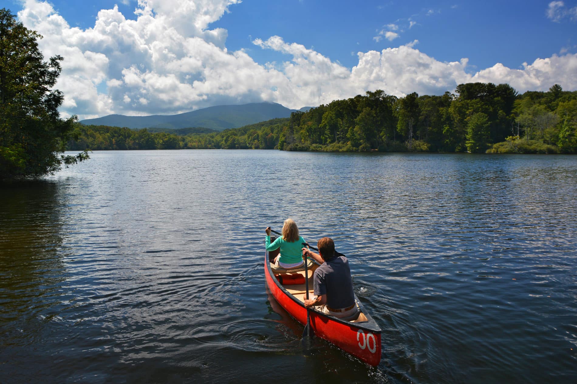 canoeing on price lake