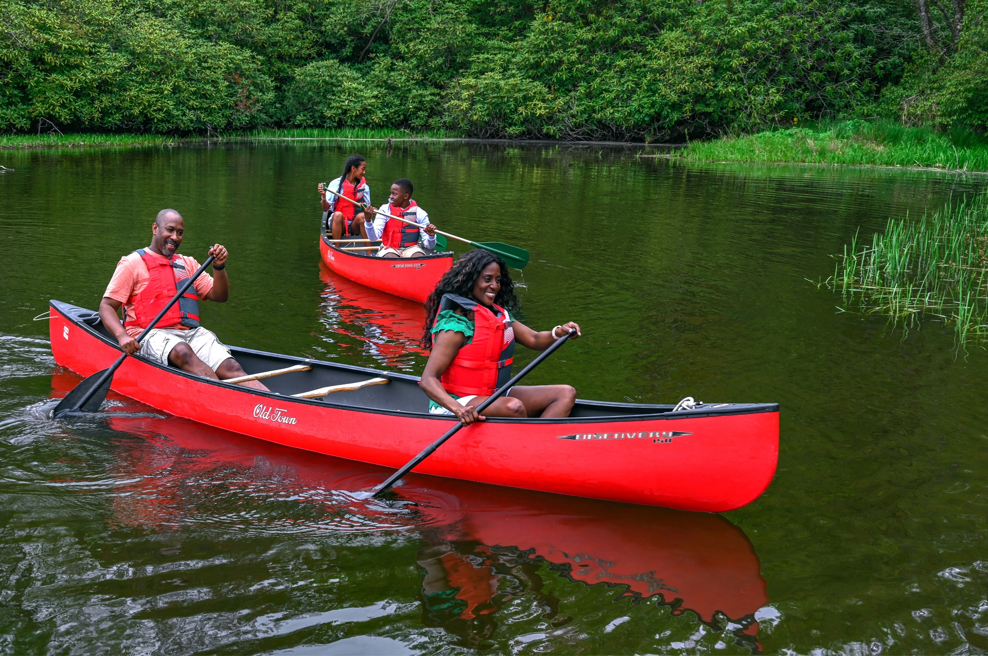 canoeing on price lake