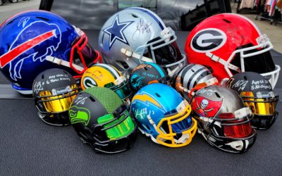 Autographed Mini Helmets at We’re Good Sports
