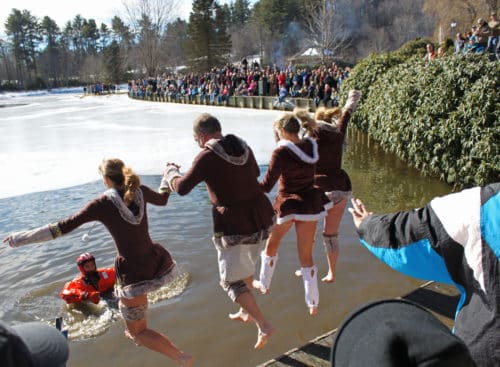 Winterfest plunge