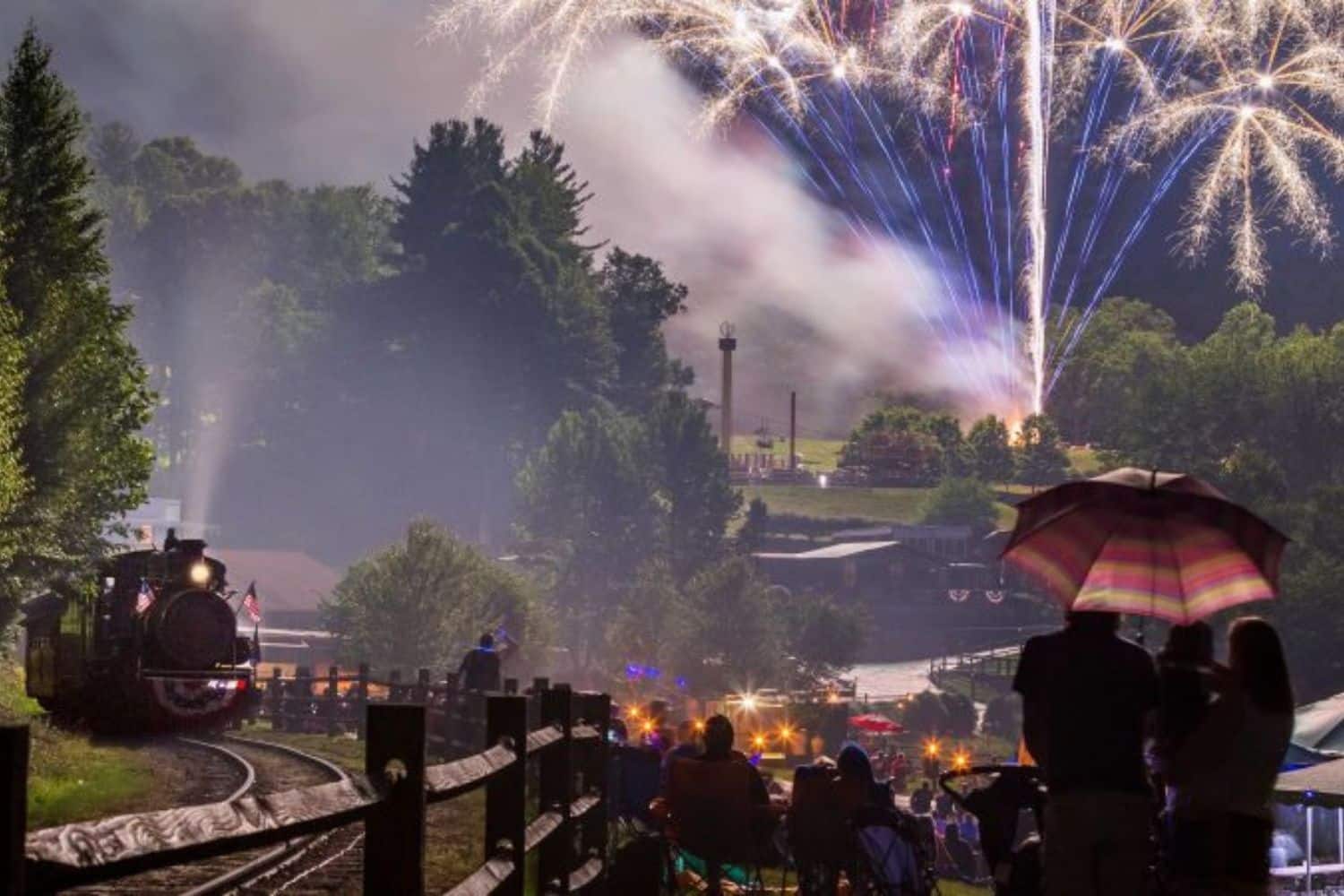 Tweetsie Railroad July 4th Fireworks Extravaganza! ⋆ Blowing Rock