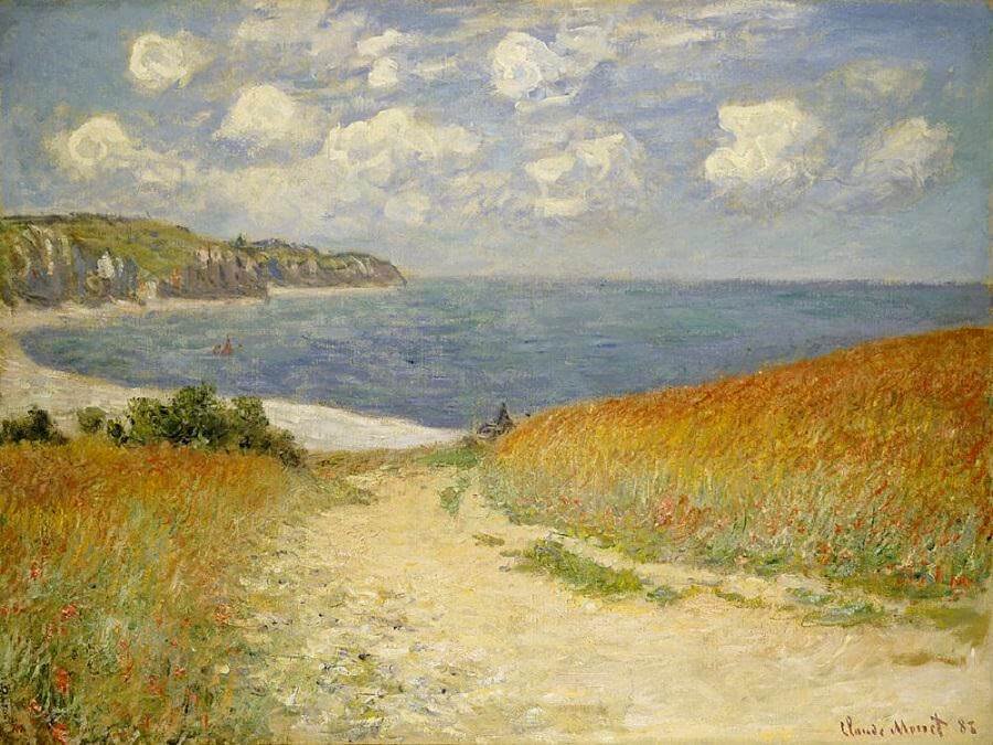 Claude Monet's Path Through the Corn at Pourville