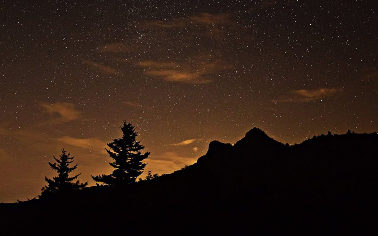 Grandfather by Night at Grandfather Mountain