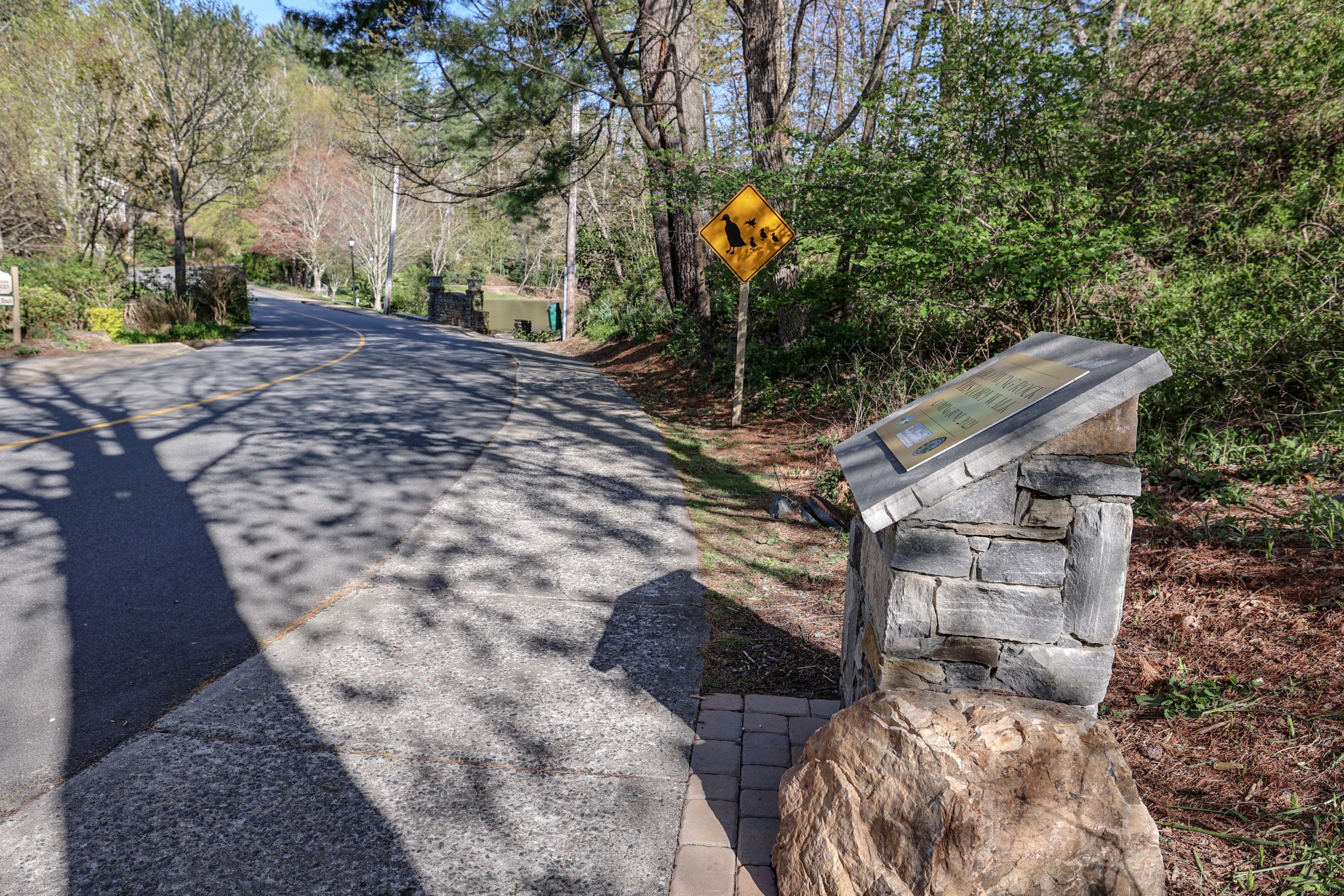 on Laurel Lane along the Blowing Rock History Walk