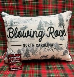 Blowing Rock Christmas Pillows at Narrow Path Provision Co.