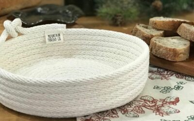 Basket Tray with Knot at Mountain Thread Company