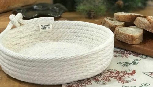 Basket Tray with Knot at Mountain Thread Company